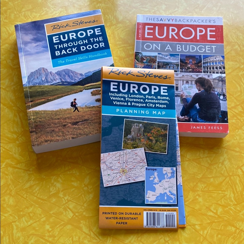 Rick Steves Europe Travel Book Set